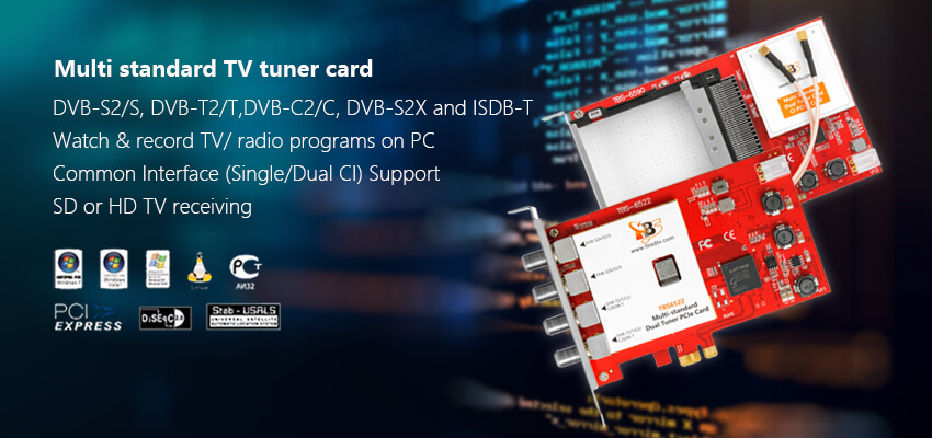 Multi standard TV tuner card