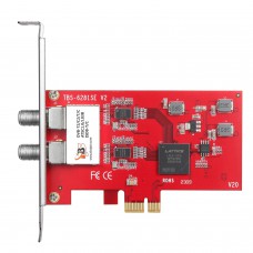 TBS6281se V2 DVB-T2/C2/T/C(J.83A/B/C)/ISDB-T/C /ATSC1.0 Dual TV Tuner Card