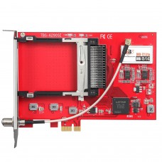 TBS6290se DVB-T2/T/C(J.83A/B/C)/ISDB-T/C /ATSC1.0 Dual Tuner Dual CI PCI-e Card