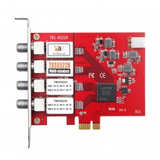 TBS6522H Multi-Standard Quad (2SAT+ 2Ter/Cable) Tuner PCI-E Card