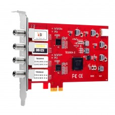TBS6904-X DVB-S/S2/S2X Quad Tuner PCIe Card