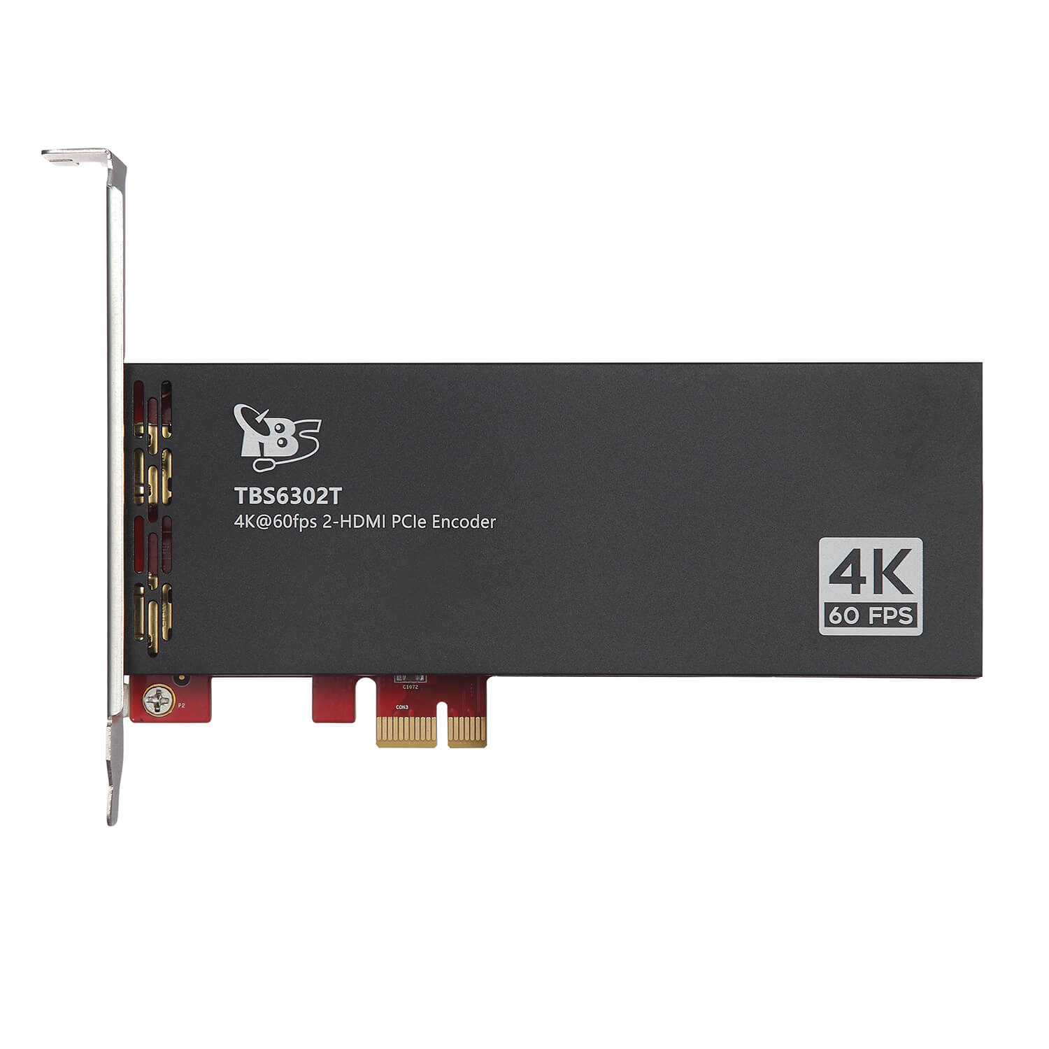 TBS6302T 4K@60fps Dual HDMI Input Encoding PCIe Card